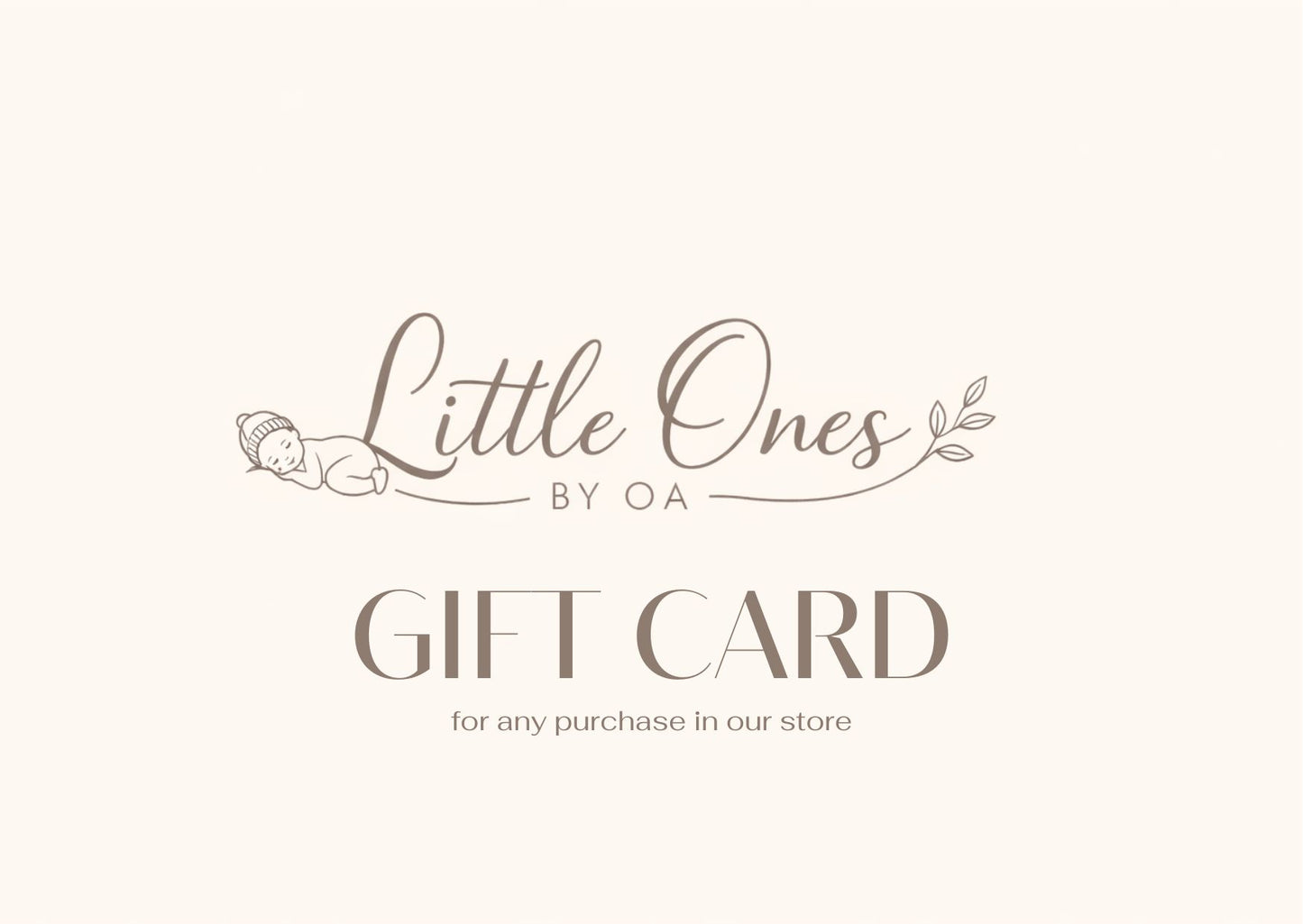 Little Ones By OA Gift Card